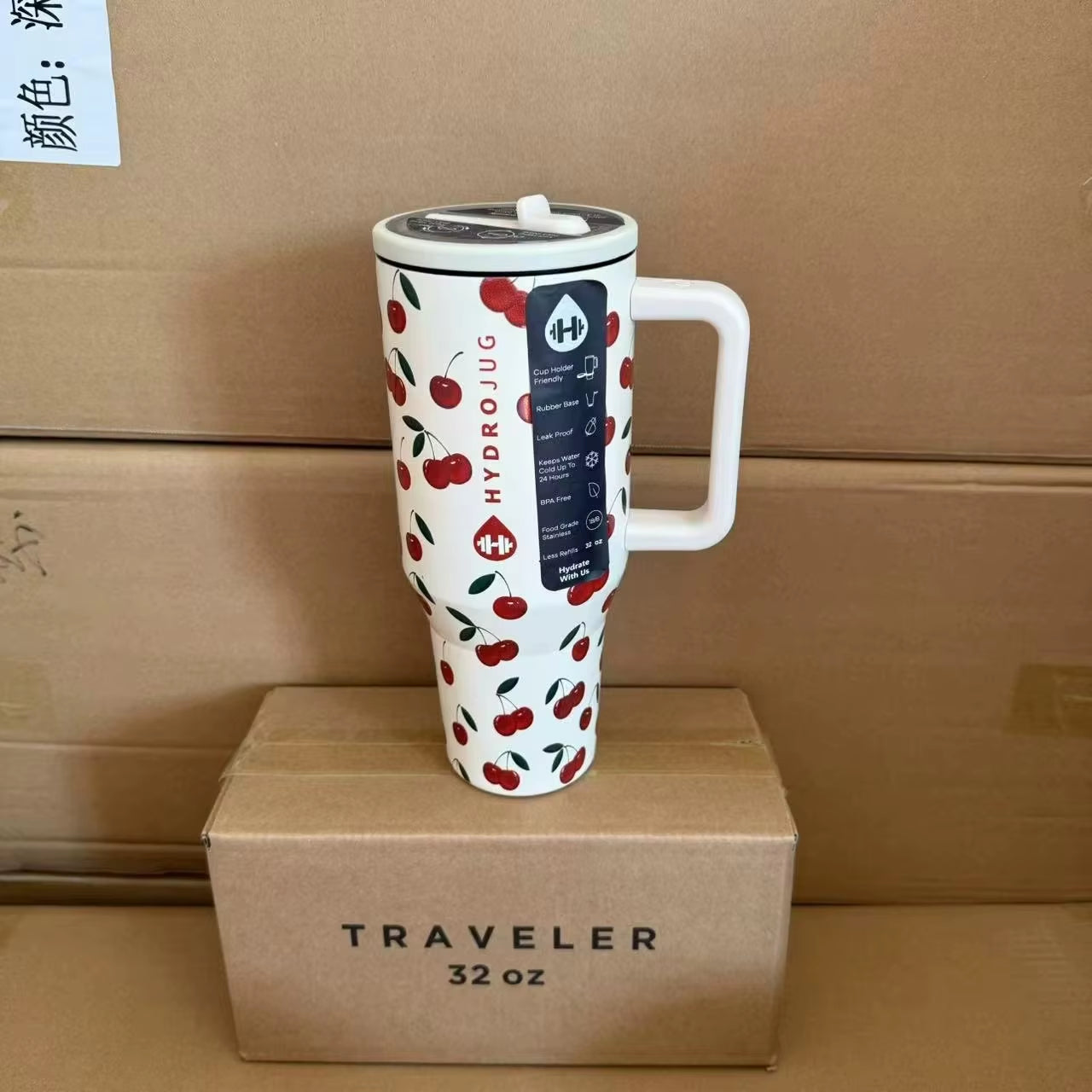 Tumbler 32OZ/40OZ Traveler Straw Lid Stainless Steel Vacuum Insulated Car Mug Double Wall Thermal Iced Travel