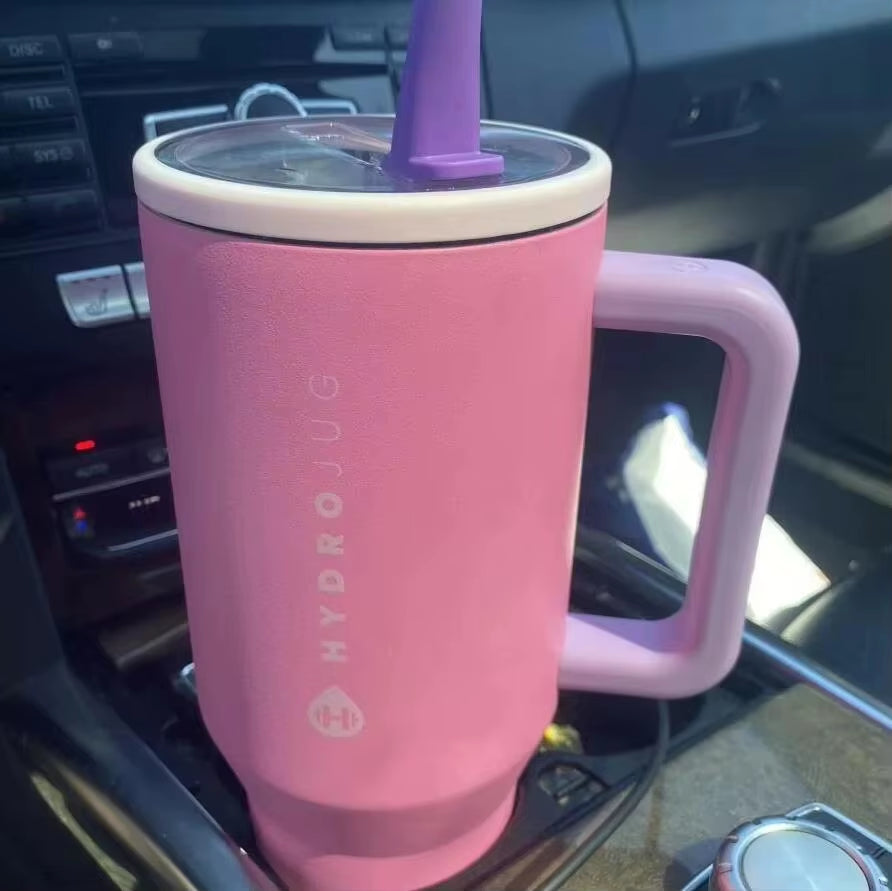 Tumbler 32OZ/40OZ Traveler Straw Lid Stainless Steel Vacuum Insulated Car Mug Double Wall Thermal Iced Travel