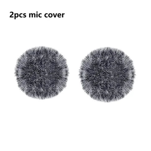 NEW 2.4G Wireless Lavalier Microphone Windproof Audio Video Recording Mic for Iphone/Android Live Broadcast Interview Vlog Mic